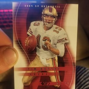 Tim rattay #74 2004 SP authentic football card